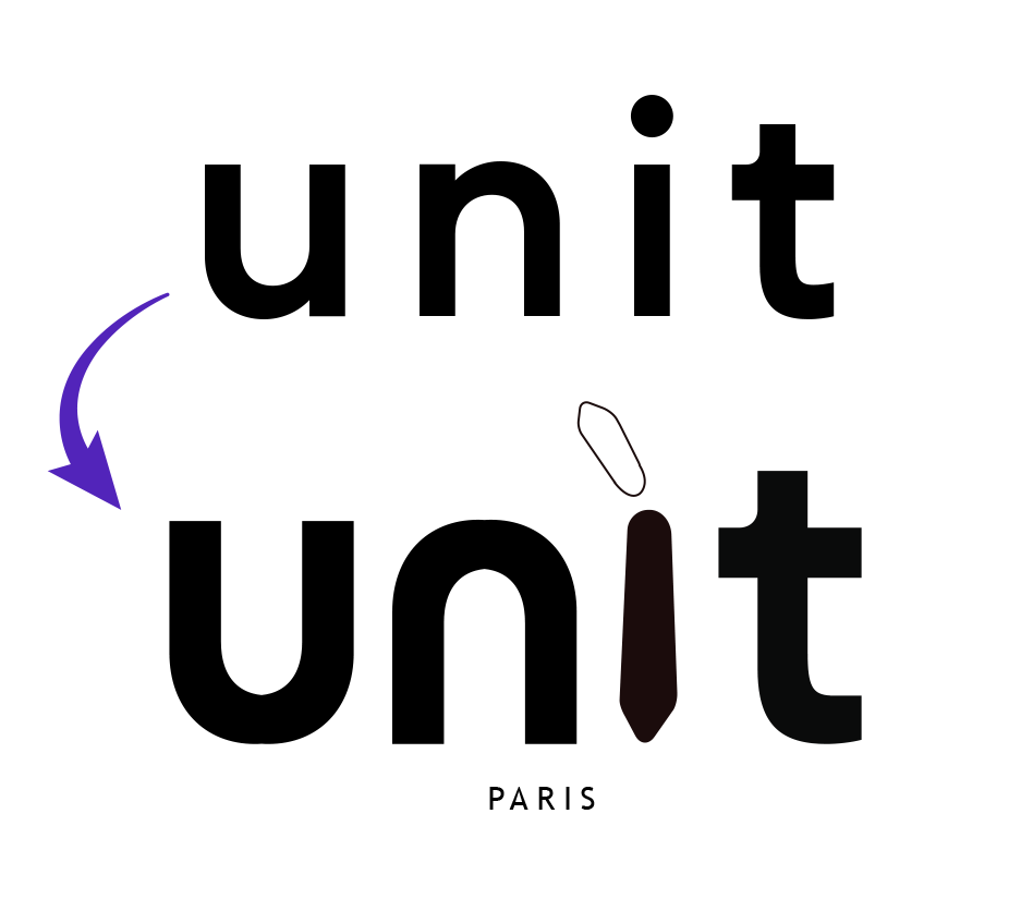 Campagne publicitaire fictive Unit : le making-of - Logo Unit