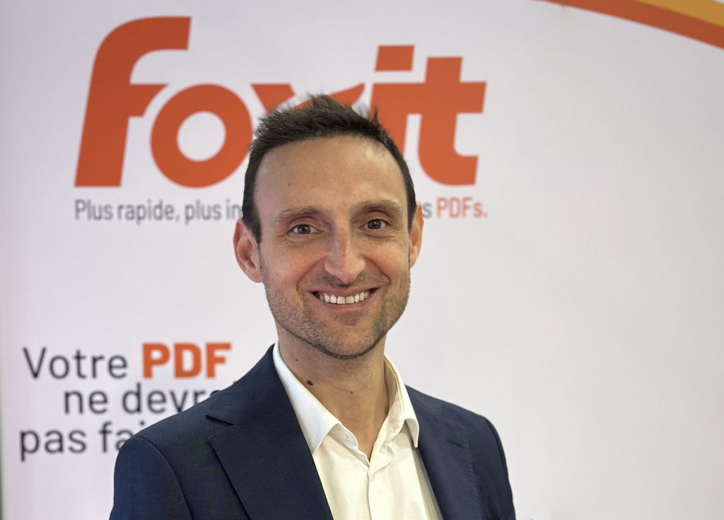François Thévenot, Foxit Sales & Channel Manager Southern Europe, Middle East & Africa