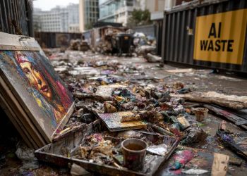 Où finissent les millions d’images déchets générées avec l’IA ?