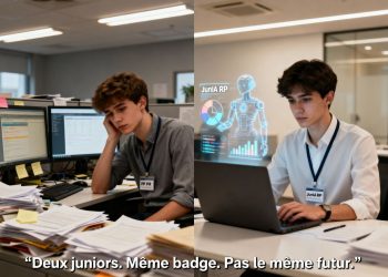 Junior RP vs JunIA RP : café, veille, prompt… même début, pas le même débrief, pas la même efficacité