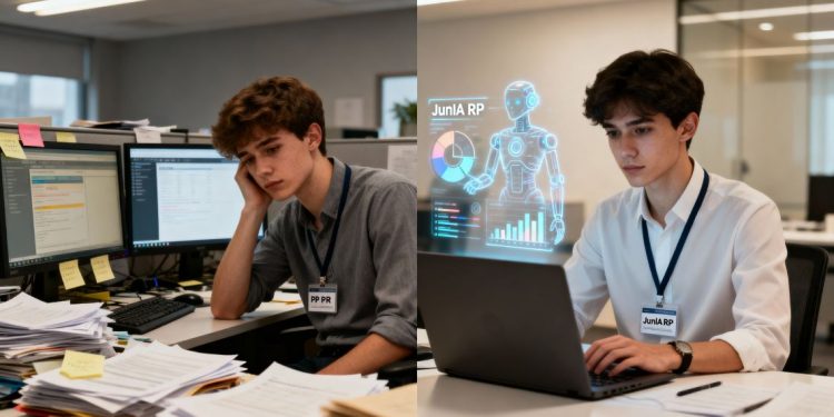 Junior RP vs JunIA RP : café, veille, prompt… même début, pas le même débrief, pas la même efficacité