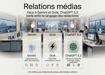Relations médias : face à Gemini et Grok, ChatGPT 5.2 parle enfin le langage des rédactions