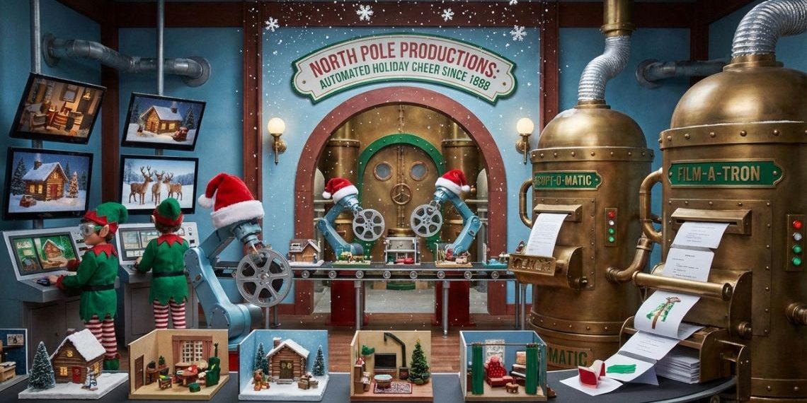 Quand les IA écrivent des films de Noël
