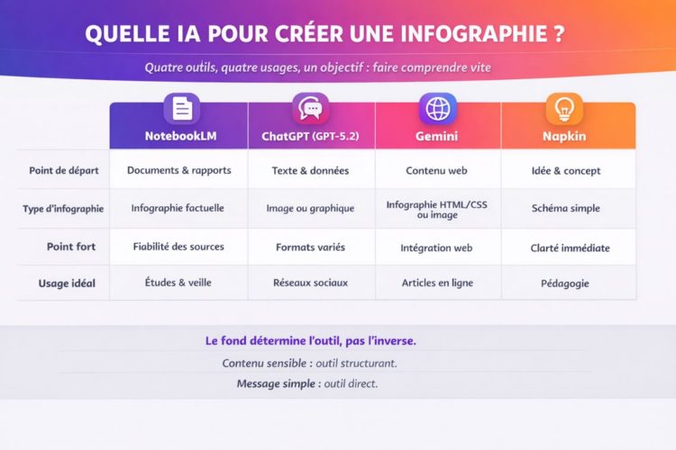 Créer des infographies avec l’IA