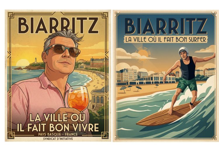 Fabriquer des affiches touristiques rétro avec l’IA