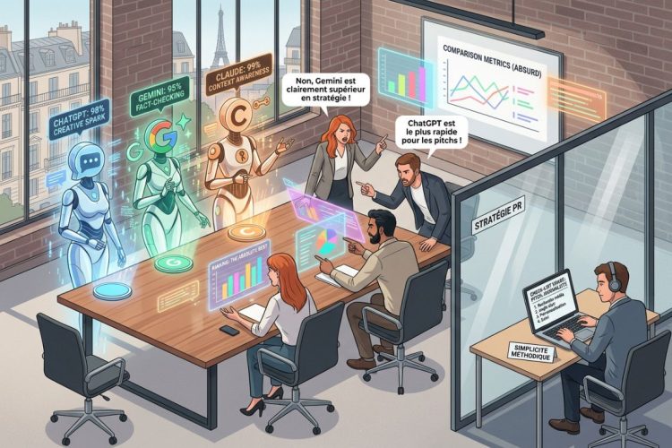 Les outils IA pour les RP : arrêtez de chercher le meilleur, cherchez le bon usage