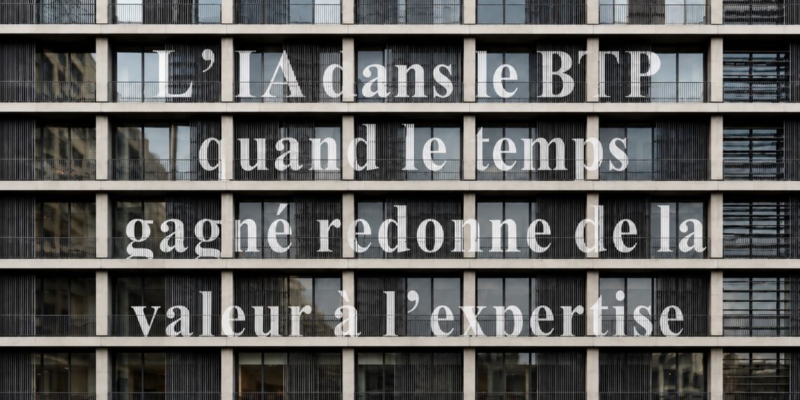 IA dans le BTP, le gain de temps ne remplace pas l’expertise, il la rend plus décisive