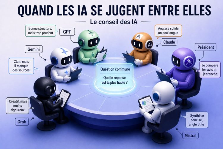 Quand les IA se jugent entre elles