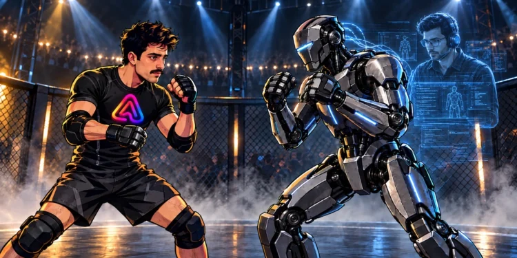 Homme contre robot : la machine entre dans la cage